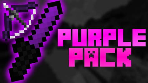 Minecraft Pvp Texture Pack Purple Resourcepack 17x 18x
