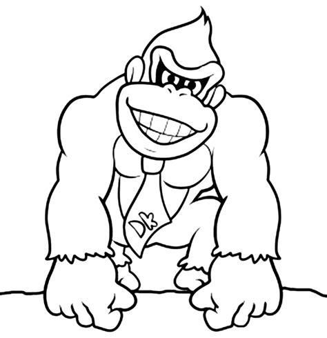 Disegni Da Colorare Donkey Kong Stampabili Gratis Disegni Da Colorare