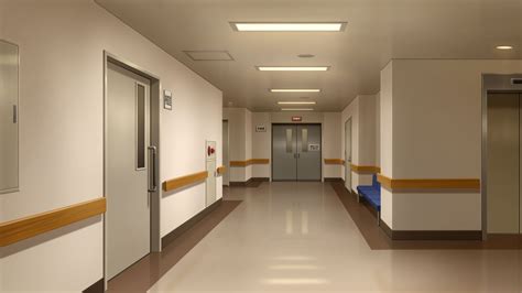 Pasillo De Hospital Anime Backgrounds Wallpapers Anime Places Anime Scenery