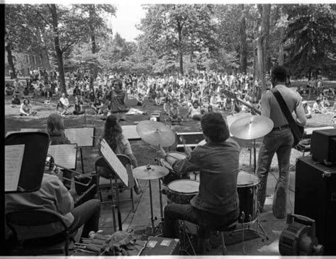 Student Jazz Ensemble Performs On Ohio University College Green 1976