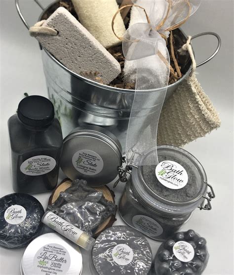 Bucket Shower Set Spa Gift Unique Gift Gifts For Him Etsy