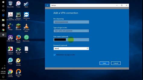 In the add a vpn connection window, enter the following details: Setup L2TP VPN connection on Windows 10 - YouTube