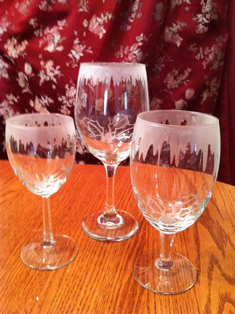 Glass Etching Etched Wine Glasses Glass Etching Glass Engraving