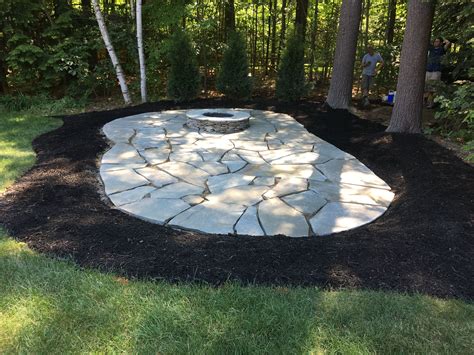 We did not find results for: Irregular blue stone patio and fire pit | Bluestone patio ...