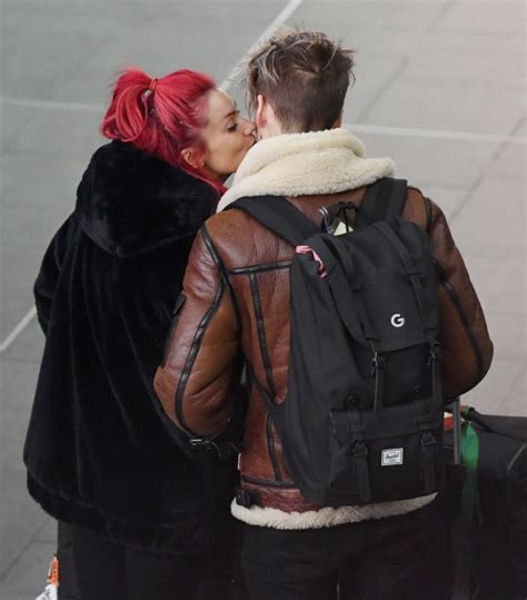 Strictly Come Dancings Joe Sugg And Dianne Buswell Kiss In Public