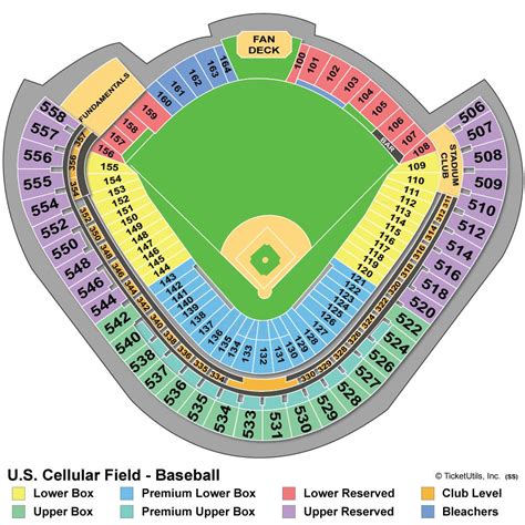 Wrigley Field Seating Map Wrigley Seat Map United States Of America
