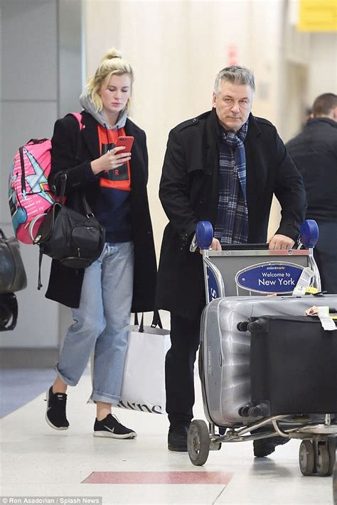 Ireland Baldwin Bonds With Dad Alec As They Arrive In Nyc