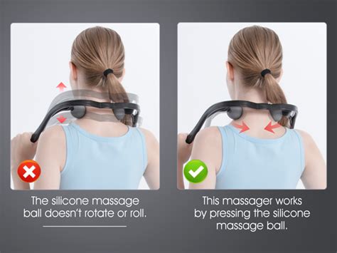 Trigger Point Roller Neck Massager Deep Tissue Massager Voyor Ms110