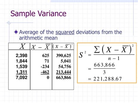 Take note that there are two formulas. PPT - Descriptive Statistics - Central Tendency ...