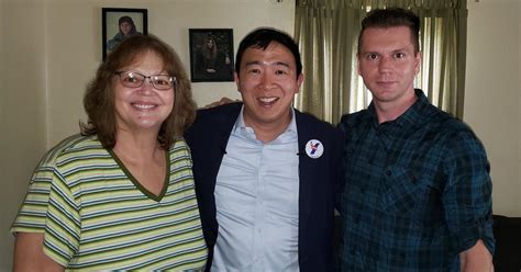 A former tech executive warns of the perils of automation and wants to provide every mr. Andrew Yang Family Photo | Family
