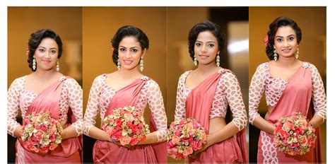 Sri Lankan Fashion Bridesmaid Saree Indian Bridesmaids Bridesmaid