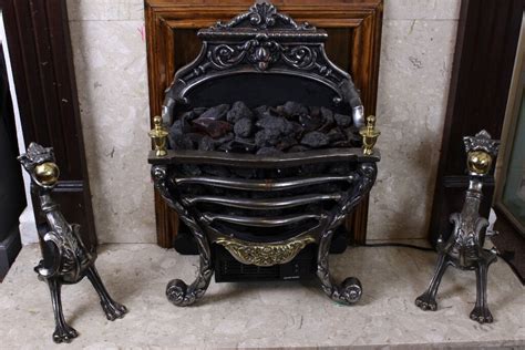 Freestanding fireplace wood fireplace cast iron it cast roof installation electric fires gas logs fireplace accessories wood storage. Freestanding Cast Iron Fire Grate with Griffin Fire Dogs ...