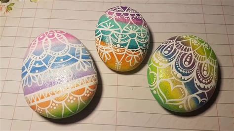 Rachels Rocks Easter Egg Rock Tutorial Youtube