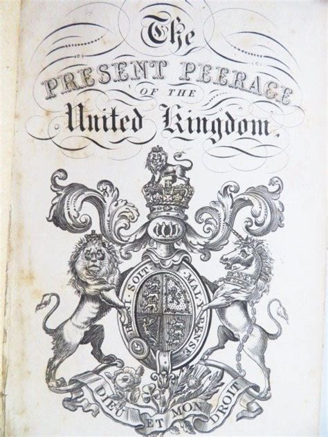 The Present Peerage Of The United Kingdom 1820 Catawiki
