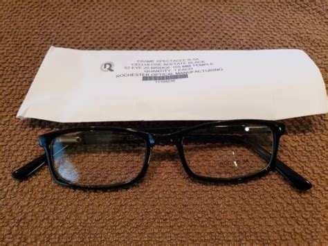 romco r 5a military eyeglass frames black 52 20 155 new ebay