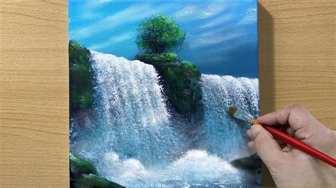 Waterfall Painting Acrylic Painting For Beginners Step By Step 197