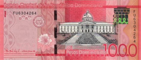 dominican republic new 1 000 peso dominicano note b731a confirmed banknotenews