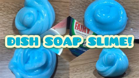 How To Make Dish Soap Slime With Glue Slime Without Shaving Cream