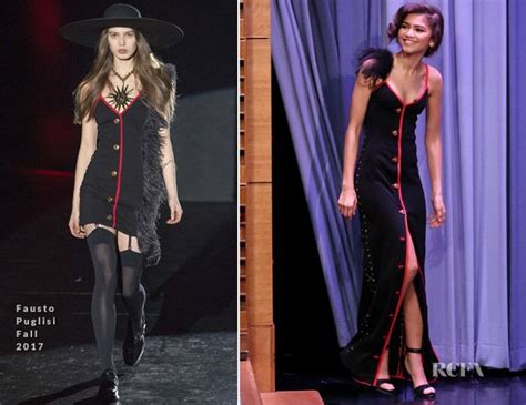 Zendaya Coleman In Fausto Puglisi The Tonight Show Starring Jimmy