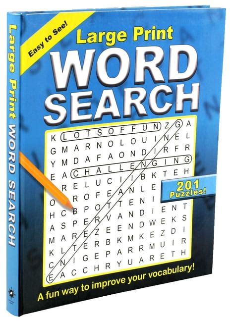 Large Print Puzzle Books Large Print Word Search Paperback