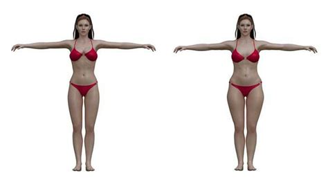 Le corps parfait vu par les hommes et les femmes comparé au corps réel