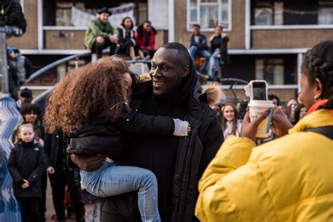 take a look behind the scenes of the new stormzy video i d