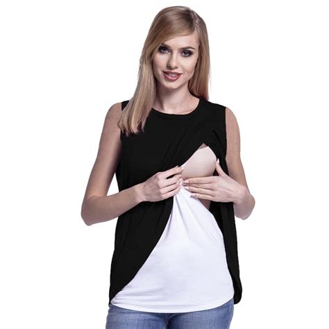Breastfeeding Tops Maternity Nursing Tee Pregnancy Clothes For Pregnant