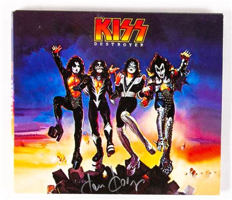 Kiss Audio Cd Destroyer Signed By Ken Kelly Open Kiss Museum