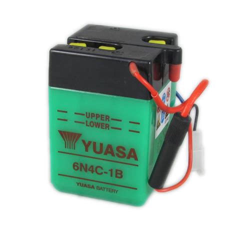 These motorcycle batteries are low maintenance, last longer and generate. Yuasa Motorcycle Battery 6N4C-1B 6V 4Ah From County ...