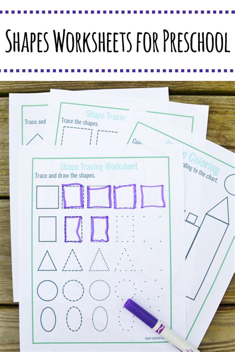 Molecular geometry is the name of the geometry used to describe the shape of a molecule. Shapes Worksheets for Preschool Free Printables - Mary Martha Mama