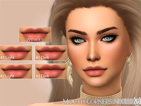 Sims 4 Cc Mouth Corners Images And Photos Finder