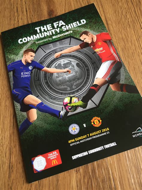 We welcomed back last autumn's supporters niky. Charity Shield programme on Behance