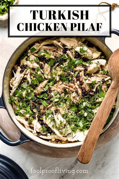 Chicken Rice Pilaf With Fresh Herbs Turkish Style Foolproof Living