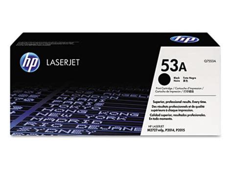 To install the driver, connect the printer to the computer using a supported connection type. HP 53A, Q7553A - HP P2015, HP 2015 Toner - Genuine New