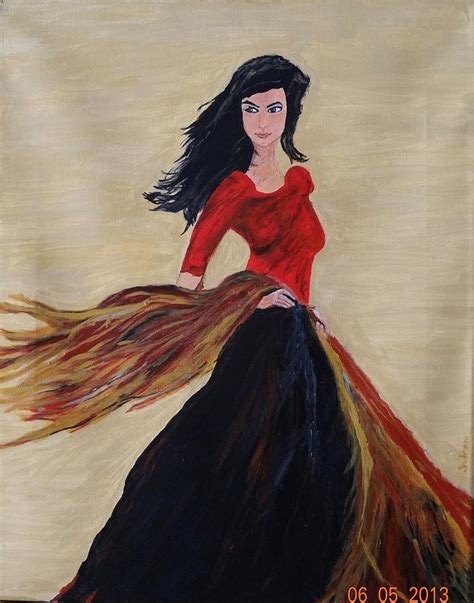The Gypsy Painting By Indrani Chowdhury Pixels