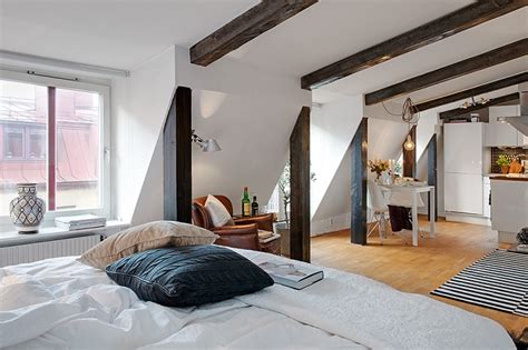 Charming Attic Apartment In Sweden Alldaychic