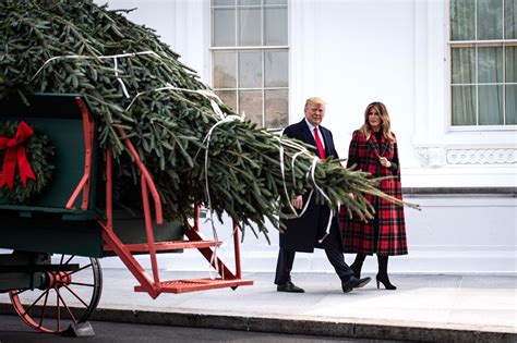 Melania Trump Unveils White House Christmas Decorations 2018