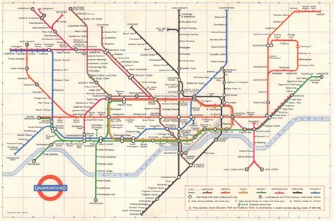 London Underground Tube Map Plan Northern Line Highbury Branch