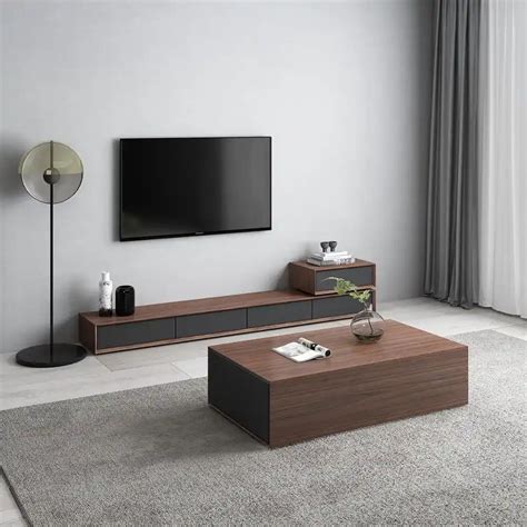 Tv Stand Unit Modern Living Room Coffee Centro Table Home Furniture