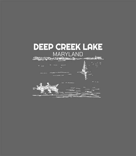 Deep Creek Lake Maryland Souvenir For Visitors Digital Art By Kesteq