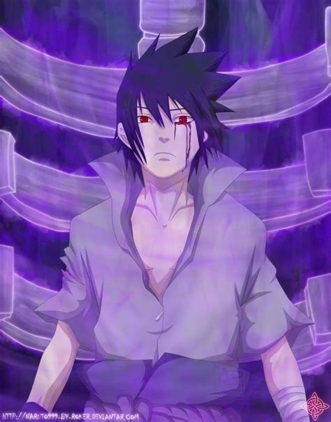 His whisker markings become thick with the upper ones on each side curving up below his eyes. Pin de Itachi Uchiha em Sasuke Uchiha em 2020 | Susanoo ...