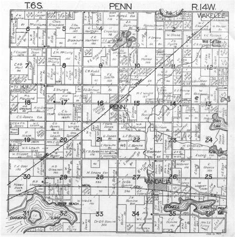 Township Maps Cass County Michigan