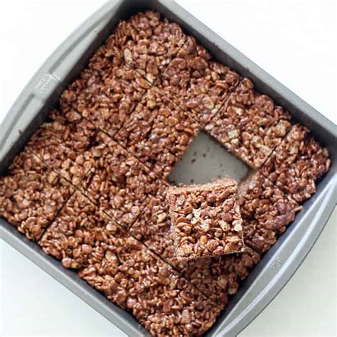 Chocolate Rice Krispie Treats Easy No Bake Dessert