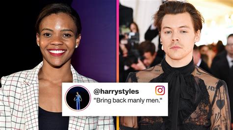 Harry Styles Drops The Mic After Candace Owens Disses Him For Wearing A