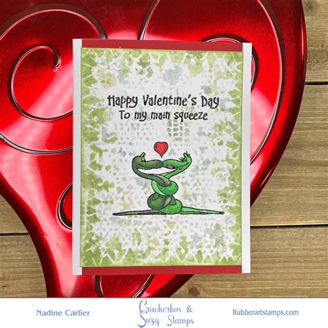 Masculine Valentines Day Card Crackerbox Stamps Blog