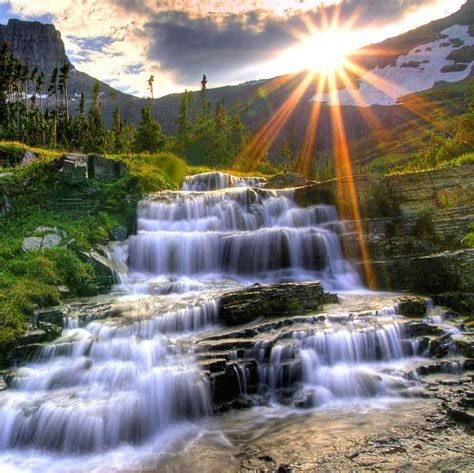 Free Download Beautiful Waterfalls Sceneries Waterfall Scenery Hd