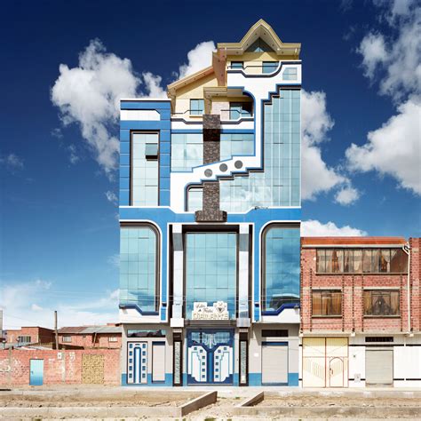 Neo Andean Style Building In El Alto Bolivia By Architect Freddy Mamani