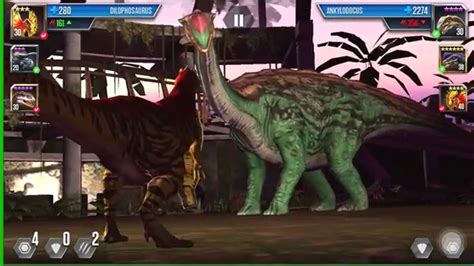 Dilophosaurus Arena Showcase Event Jurassic World The Game Hd