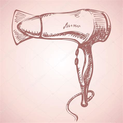 Hairdryer Vector Sketch Stock Vector Image By ©marinka 79481588