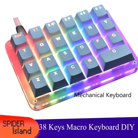 23 Keys Macro Keyboard Diy Custom Programmable Rgb Backlight Mechanical